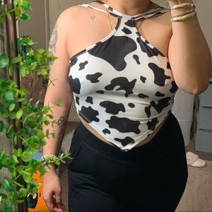 🐄3 for $10• Cow Print Crop Top